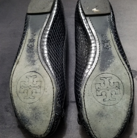 Embossed Tory Burch "Mini Miller" ballerina flats - Picture 3 of 5